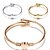 cheap Bracelets-Personalized Customized Bracelet Titanium Steel Classic Name Engraved Gift Promise Festival Heart Shape 1pcs Rose Gold Silver Gold / Laser Engraving