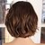 cheap Synthetic Trendy Wigs-Synthetic Wig Curly Side Part Wig Medium Length Brown / Burgundy Synthetic Hair 12 inch Women&#039;s Fashionable Design Women Synthetic Brown