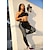 billiga Yoga Leggings &amp; Tights-Dam Hög midja Tights för jogging Trikåer Damasker Kontur Reflexband Laser Gymträning Löpning Träning Reflekterande Andningsfunktion Sport Rand Vit Svart / Elastisk
