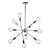 baratos Estilo Sputnik-59 cm sputnik design lustre metal geométrico mini cromo galvanizado artístico tradicional / clássico 220-240v