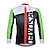 cheap Men&#039;s Jerseys-Arsuxeo Men&#039;s Long Sleeve Cycling Jersey Black / Green White+Red Bule / Black Bike Jersey Top Breathable Quick Dry Anatomic Design Sports 100% Polyester Mountain Bike MTB Road Bike Cycling Clothing