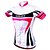cheap Women&#039;s Cycling Clothing-WOSAWE Women&#039;s Short Sleeve Cycling Jersey Tankini Summer Polyester Red Floral Botanical Funny Bike Jersey Top Mountain Bike MTB Road Bike Cycling Windproof Anatomic Design Quick Dry Sports Clothing