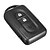abordables Pendentifs et ornements pour voiture-Télécommande clé shell fob 2 boutons smart case pour nissan qashqai x-trail