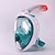cheap Diving Masks, Snorkels &amp; Fins-Snorkel Mask Full Face Mask Leak-Proof Waterproof Anti Fog Single Window - Diving Snorkeling Scuba Silicone - For Adults Black Green Light Blue Light Pink