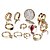 זול טבעות-נשים טבעת הגדר זירקונה מעוקבת זהב סגסוגת ארופאי 12pcs / בגדי ריקוד נשים / חתונה
