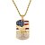 cheap Pendant Necklaces-Men&#039;s Pendant Necklace American flag Eagle Flag Patriotic Jewelry European Trendy Casual / Sporty Stainless Steel Gold 60 cm Necklace Jewelry 1pc For Gift Daily Festival