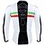 cheap Women&#039;s Cycling Clothing-ILPALADINO Men&#039;s Long Sleeve Cycling Jersey Winter Polyester White Black Blue Patchwork Bike Jersey Top Mountain Bike MTB Road Bike Cycling Thermal / Warm Breathable Quick Dry Sports Clothing Apparel