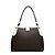 baratos Malas com Alça-Women&#039;s Tassel Polyester / PU Top Handle Bag Color Block White / Coffee / Fall &amp; Winter