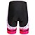 preiswerte Fahrradhosen Herren-WOSAWE Damen Radlerhose Fahrradhose Fahrradshorts Radhose kurz mit polster Fahhrad Kurze Hose Hosen MTB Mountain Rennrad Sport Streifen Schwarzes Rosa Windundurchlässig Atmungsaktiv Rasche Trocknung