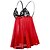cheap Sexy Lingerie-Women&#039;s Lace Sequins Bow Plus Size Super Sexy Babydoll &amp; Slips Nightwear Color Block Rainbow S M L