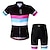 cheap Women&#039;s Clothing Sets-WOSAWE Women&#039;s Cycling Jersey with Shorts Short Sleeve Mountain Bike MTB Road Bike Cycling Black Red Bike Shorts Jersey Padded Shorts / Chamois 3D Pad Breathable Anatomic Design Quick Dry Reflective