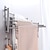 abordables Barres repose-serviettes-porte-serviettes de salle de bain porte-serviettes d&#039;activité rotatif en acier inoxydable brossé porte-serviettes de rangement de salle de bain