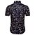cheap Men&#039;s Printed Shirt Sets-Men&#039;s Set Graphic Geometric Plus Size Classic Collar Athleisure Vacation Print Short Sleeve Tops Basic Boho Navy Blue / Beach