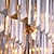 Недорогие Люстры-40 см подвесной фонарь дизайн скрытого монтажа светильники металл латунь традиционный / классический 220-240 в