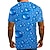 preiswerte 3D-T-Shirt für Männer-Herren T-Shirt Rundhals Kurzarm grün blau lila lässig Alltag Druck Tops Streetwear übertrieben Sommer Grafik T-Shirts