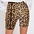 abordables Shorts, collants et pantalons pour hommes-Malciklo Women&#039;s Cycling Shorts Lycra Bike Bottoms Breathable Quick Dry Moisture Wicking Sports Leopard Black / Yellow Mountain Bike MTB Clothing Apparel Race Fit Bike Wear / Stretchy / Italian Ink