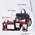 cheap Bag Sets-Women&#039;s Zipper PU Bag Set Lattice 4 Pieces Purse Set White / Black / Red / Fall &amp; Winter