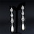 cheap Earrings-Women&#039;s White Earrings Chandelier Teardrop Dangling Trendy Oversized Imitation Pearl Earrings Jewelry Silver For Wedding Party Carnival Festival 1 Pair
