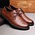 Χαμηλού Κόστους Ανδρικά Oxfords-Ανδρικά Τα επίσημα παπούτσια Παπούτσια άνεσης Ανοιξη καλοκαίρι Καθημερινά Oxfords Δέρμα Μαύρο / Καφέ
