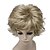 Χαμηλού Κόστους Συνθετικές Trendy Περούκες-Συνθετικές Περούκες Σγουρά Κούρεμα με φιλάρισμα Περούκα Χρυσό Κοντό Ανοικτό Χρυσαφί Συνθετικά μαλλιά 6 inch Γυναικεία συνθετικός Χρυσό