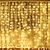 baratos Mangueiras de LED-luzes de decoração de casamento de natal 3mx2m 240leds branco quente luz multicolorida quarto casa interior exterior decoração cortina luz fio