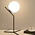 זול מנורות שולחן-מנורת שולחן דקורטיבי פשוט / סגנון נורדי עבור חדר שינה / חנויות / קפה מתכת 220V שחור / זהב