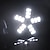 olcso Kéttűs LED-es izzók-10db 4 w led kétpólusú fények 300 lm g4 t 15 led gyöngyök smd 5730 meleg fehér fehér 12 V