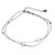 billige Ankel-Ankel Armbånd Boheme Dame Kropssmykker Til Gave Ferie Sort perle Legering Hvid 1pc