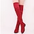 cheap Women&#039;s Boots-Women&#039;s Boots Suede Shoes Over-The-Knee Boots Daily Solid Colored Over The Knee Boots Mid Calf Boots Flat Heel Round Toe Casual Suede Loafer Black Red Gray