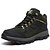 זול סניקרס לגברים-Men&#039;s Comfort Shoes Faux Fur / PU Fall / Winter Sporty / Classic Athletic Shoes Hiking Shoes / Walking Shoes Warm Dark Green / Brown / Non-slipping / Wear Proof