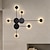 billige Fluktmonterte vegglamper-kreativ moderne nordisk stil veggmonterte vegglamper stue soverom jern vegglampe ip54 220-240v 5 w