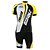 cheap Men&#039;s Clothing Sets-21Grams Men&#039;s Unisex Cycling Jersey with Bib Shorts Short Sleeve Mountain Bike MTB Road Bike Cycling Green Yellow Orange Patchwork Bike Clothing Suit Polyester Breathable Quick Dry Moisture Wicking