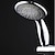 abordables Douches manuelles-douchette à main à led contemporaine fixée au mur, une douche de fonction de jet d&#039;abs de qualité + pluie
