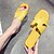 economico Ciabatte e infradito da donna-Women&#039;s Slippers &amp; Flip-Flops Home Beach Summer Flat Heel PU Synthetics Light Yellow Black White