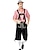 preiswerte Oktoberfest-Outfits-Karneval Kostüm Bluse / Hemd Partykostüm Lederhosen Bayerisch Wiesn Traditioneller Stil Wiesn Herren Stoff im traditionellen Stil Bluse Hosen