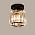 お買い得  シーリングライト-17cm　シーリング　ライト　LED　廊下　ライト　フラッシュマウント　ライト　ガラス　幾何学　芸術的　モダン　220-240v　現代　クリスタルクリスタル　led　ペンダント　ライト　シャンデリア用　リビング