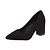 cheap Women&#039;s Heels-Women&#039;s Heels Chunky Heel Pointed Toe Faux Fur Business / Casual Spring &amp; Summer / Fall &amp; Winter Almond / Pink / Black / Daily