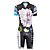 cheap Women&#039;s Triathlon Clothing-Malciklo Women&#039;s Short Sleeve Triathlon Tri Suit Lycra White Black Purple Dot Rainbow Cartoon Bike UV Resistant Breathable Quick Dry Moisture Wicking Reflective Strips Sports Dot Triathlon Clothing