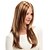 Χαμηλού Κόστους Συνθετικές Trendy Περούκες-Συνθετικές Περούκες Φυσικό ευθεία Μέσο μέρος Περούκα Μακρύ Φράουλα Ξανθιά  / φράουλα ξανθιά Συνθετικά μαλλιά 16 inch Γυναικεία Πάρτι Γυναικεία Καφέ