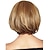 Χαμηλού Κόστους Συνθετικές Trendy Περούκες-Συνθετικές Περούκες Σγουρά Ασύμμετρο κούρεμα Περούκα Κοντό Φράουλα Ξανθιά  / φράουλα ξανθιά Συνθετικά μαλλιά 8 inch Γυναικεία Πάρτι Καφέ