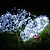 tanie Taśmy świetlne LED-10 m Zestawy oświetlenia Łańcuchy świetlne 100 Diody LED 1 zestaw Ciepła biel Biały Świąteczne dekoracje ślubne Zasilanie bateriami AA