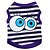 cheap Dog Clothes-Cat Dog Shirt / T-Shirt Puppy Clothes Horizontal Stripes Eye Cartoon Fashion Dog Clothes Puppy Clothes Dog Outfits Breathable Black Purple Blue Costume Boys&#039; Girls&#039; for Girl and Boy Dog Cotton XS S M