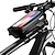 billige Rammevesker til sykkel-WILD MAN Mobilveske Vesker til sykkelramme 6.2 tommers Regntett Sykling til iPhone 8 Plus / 7 Plus / 6S Plus / 6 Plus iPhone X Svart Svart-Rød Vei Sykkel Fjellsykkel Veisykling