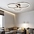 cheap Dimmable Ceiling Lights-90 cm 3-Light Circle Design Ceiling Light  Flush Mount Lights Metal Painted Finishes LED Nordic Postmodern Style for Dining Room Living Room 110-120/220-240V