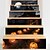 olcso Falmatricák-padló matricák - halloween éjszaka sütőtök lámpa vár fal matricák táj / botanikai / táj tanulmányi szoba / iroda / étkező / konyha
