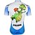 abordables Ropa de ciclismo para mujer-ILPALADINO Hombre Manga Corta Maillot de Ciclismo Verano Poliéster Morado Rojo Azul Dinosaurio Bicicleta Camiseta / Maillot Cima Ciclismo de Montaña Ciclismo de Pista Resistente a los UV Secado