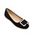 cheap Women&#039;s Flats-Women&#039;s Flats Flat Heel Square Toe Sweet Daily Suede Rhinestone Solid Colored Summer Black Yellow Pink