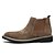 cheap Men&#039;s Boots-Men&#039;s Suede Shoes Suede Fall &amp; Winter Classic / British Boots Walking Shoes Warm Mid-Calf Boots Khaki / Blue / Black / Chelsea Boots / Outdoor / Fashion Boots