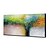 cheap Floral/Botanical Paintings-Oil Painting Hand Painted Horizontal Floral / Botanical Abstract Landscape Modern Rolled Canvas (No Frame)