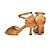 cheap Latin Shoes-Women&#039;s Latin Shoes Heel Flared Heel Brown